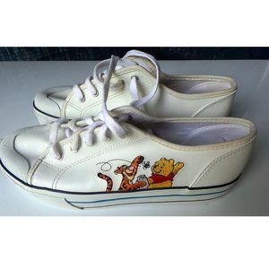Winnie The Pooh Platform Shoes 90'S  Size 8.5